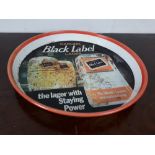 Carling Black Label waiters tray.