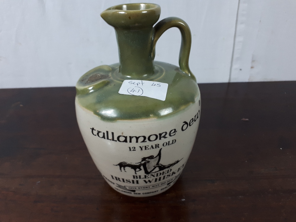 Tullamore Dew Whiskey flagon.