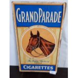 Grand Parade Cigarettes advertising sign.