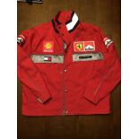 Eddie Irvine signed Tommy Hilfiger Jacket