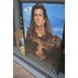 Signed "Braveheart" Cinema Poster.