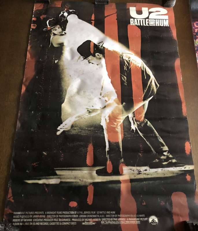 U2 Rattle & Hum film poster D 68 x 101