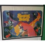 Framed Sleeping Beauty Cinema Poster