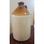 W. Murphy of Dublin Anti-Curd Mixture Earthenware Jar, 13ins high (approx).