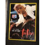 Tina Turner Break Every Rule Tour 1987 D 62 x 86cm