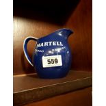 Martell Cognac Brandy water jug.