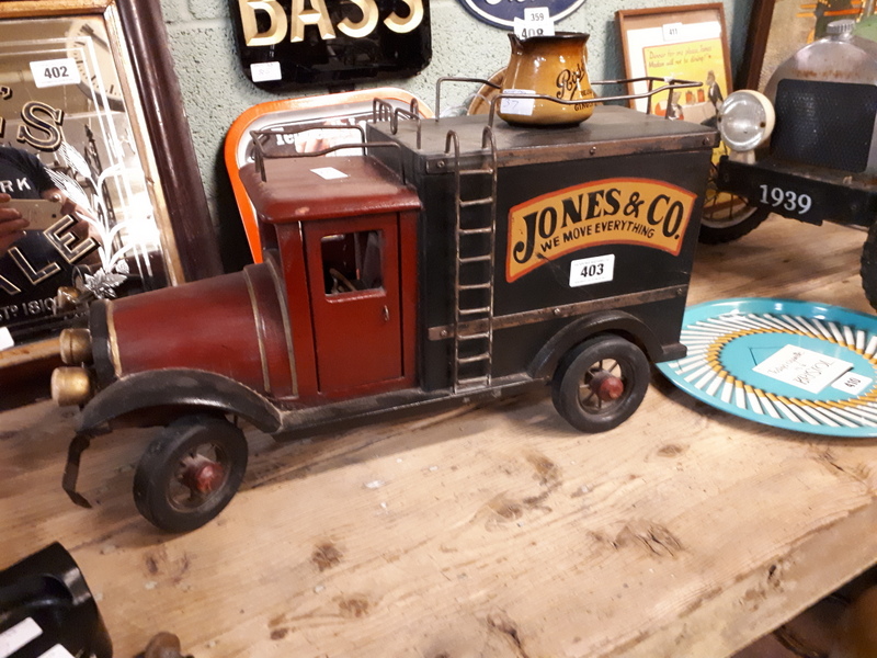 Wooden Childs Truck Jones and Co We move everything.