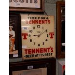 Time for a Tennents clock.