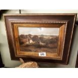 Frank Aldworth '' Landscape '' Oil on canvas signed 7 Inches x 10 Inches.