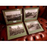 Set of four 1895 photographs of Clones Co Monaghan.