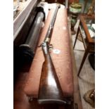 19th. C. percussion capped rifle stamped Andrews of Clones.