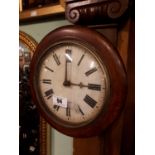 Victorian mahogany Wag of the Wall clock.