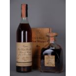 Coppia di Cognac Selection de Messieur Troisgros: - Cognac 'Tres Vieux Fins Bois - selection de