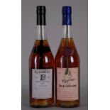Coppia di Cognac LEFORT: - Cognac Reserve Imperiale X.O. 1977. 70 cl., 40% vol. Livello pieno. -