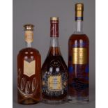 Tre Cognac celebrativi del Terzo Millennio: - Cognac GAUTIER. Reserve 2000. The Spirit of Discovery.