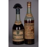 Coppia di Cognac COMTE DE ROFFIGNAC distillati e imbottigliati alla proprietà di Chateau