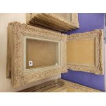 FIVE GILT WOOD CARVED PICTURE FRAMES (INTERNALLY 26CM X 35CM)