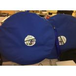 TWO LASTOLITE PROFESSIONAL DYED, COLLAPSIBLE,