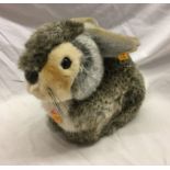 STEIFF - DOSSY BEDTIME BUNNY, BROWN,