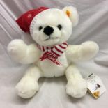 STEIFF - CHRISTMAS TEDDY BEAR, 2005, WHITE,