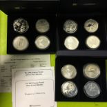 2004, 2005 & 2007 WORLD FAMOUS SILVER COIN COLLECTIONS, UNITED STATES, CANADA,