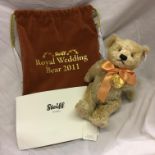 STEIFF - WILLIAM AND CATHERINE ROYAL WEDDING TEDDY BEAR NO.