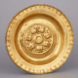 Nuremberg Brass Alms Dish, 16th century, diameter 15.1 in — 38.4 cm