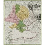 Johann Baptist Homann (1663-1724), TABULA GEOGRAPHICA QUA PARS RUSSIAE MAGNAE PONTUS EUXINUS SEU MAR