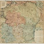 Guillaume de l’Isle (1675-1726), CARTE DU BRABANT, sight 24 x 25 in — 61 x 63.5 cm; 28.75 x 29.5 in