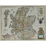 Willem Janszoon Blaeu (1571-1638), SCOTIA REGNUM, sight 15.7 x 20.5 in — 40 x 52 cm; 26 x 30.75 in —