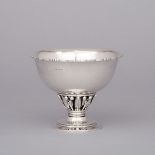 Danish Silver 'Louvre' Footed Bowl, #180B, Georg Jensen, Copenhagen, c.1936