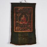 A Thangka of Shakyamuni, Tibet, 18th Century