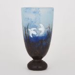 Daum Cameo Glass ‘Snowdrop’ Vase, c.1900