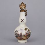 Meissen Double Gourd Form Scent Bottle, mid-18th century