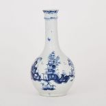 Lowestoft Blue Painted Guglet, c.1765