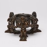 North Italian Bronze Ink Stand Attributed to the Workshop of Giuseppe de Levis, Verona, late 16th C