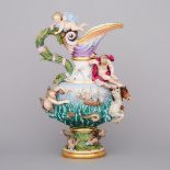 'Meissen' Elements Ewer Emblematic of Water, late 19th century