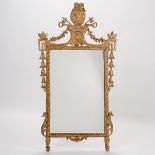 Neoclassical Italian Giltwood Mirror, early 20th century, 51 x 28 in — 129.5 x 71.1 cm