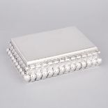 Austrian Silver Cigar Box, Josef Haller, Vienna, c.1930, 11 x 7.9 in — 28 x 20 cm