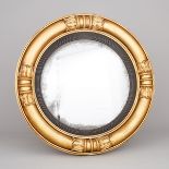 William IV Giltwood Convex Mirror, c.1835, diameter 22.3 in — 56.7 cm