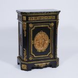 Napoleon III Ormolu Mounted Ebonized Side Cabinet, 19th century, 39.75 x 27.75 x 15.75 in — 101 x 70