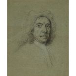 Jonathan Richardson Snr. (1667-1745), PORTRAIT OF A GENTLEMAN WITH LONG HAIR (POSSIBLY A SELF-PORTRA