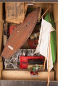 A small quantity of live steam items etc. A boxed Mamod marine engine (ME1). 2x SEL Signalling