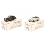 2 Lansdowne Models. LDM.58 1949 Lagonda 2.6 Litre Drophead Coupe, in pale green metallic with dark