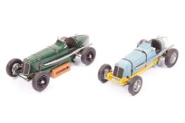 2 Wills Finecast Auto-Kits 1:24 scale factory produced cars.2 1930’s ERA 1.5 litre single seater
