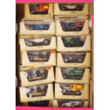 50 Matchbox Models of Yesteryear in Straw boxes. Examples include; Ford Model T vans in a variety of