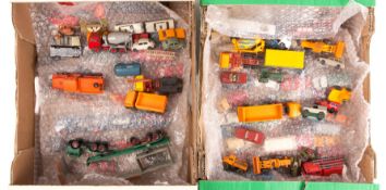 A good quantity of HO gauge lineside vehicles by Wiking, etc. 100+ vehicles including cars,