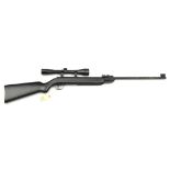 A .22” German Original Mod 27 break action air rifle, with fully adjustable rearsight and tunnel