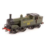 An O gauge brass kit built Southern Railway Class M7 0-4-4T locomotive. A 2-rail electrically