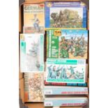 A good quantity of HO/OO 1:72 scale WW2/Napoleonic military figures boxed sets. 31 Airfix